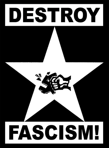 Destroy Fascism - Aufn�her