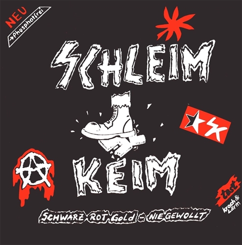 Schleimkeim - Schwarz, rot, gold, Aufn�her
