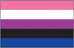 Genderfluid Pride Flag - Aufn�her