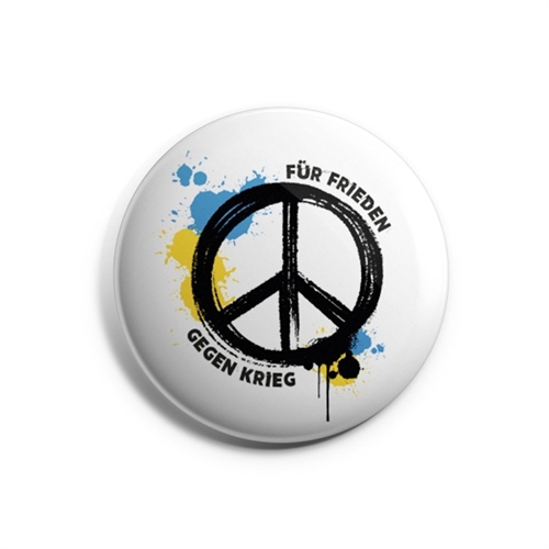Ukraine - F�r Frieden gegen Krieg, Button