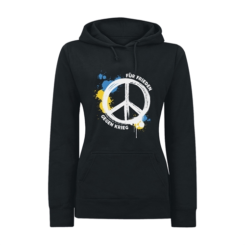 Ukraine - F�r Frieden gegen Krieg, Girl Hoodie