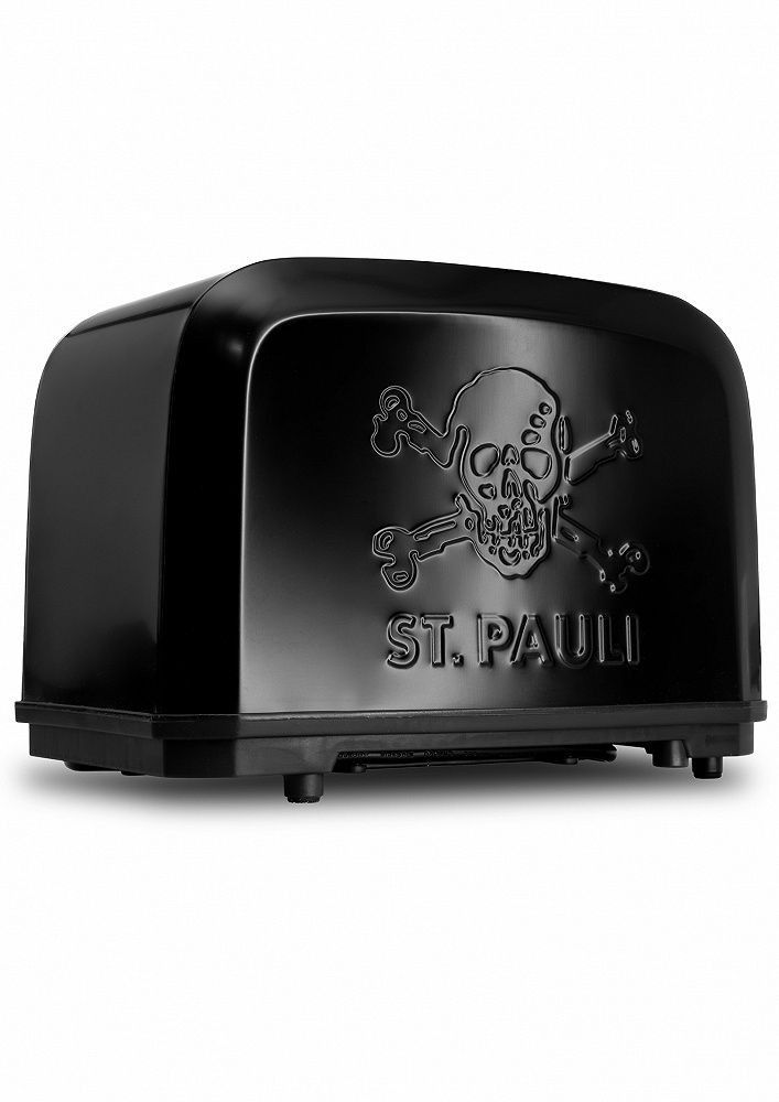 FC St. Pauli - Totenkopf, Edelstahl Toaster