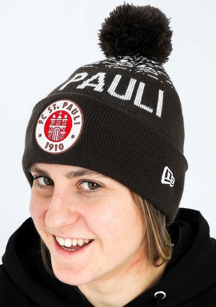 FC St. Pauli - New Era Logo, Bommelm�tze