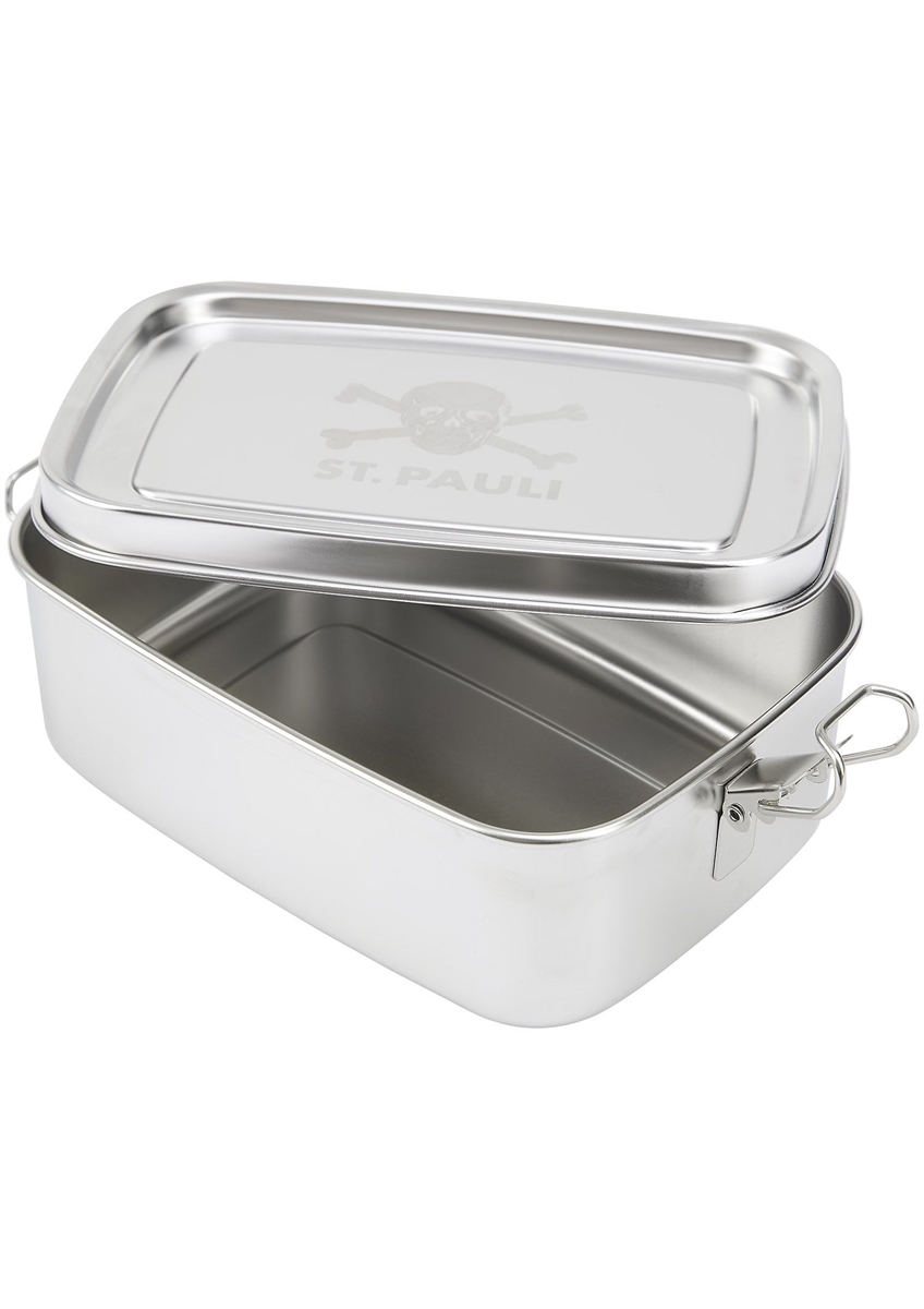 FC St. Pauli - Totenkopf, Lunchbox Edelstahl