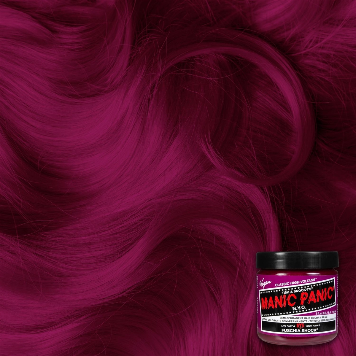 Manic Panic - Fuschia Shock, Haart�nung