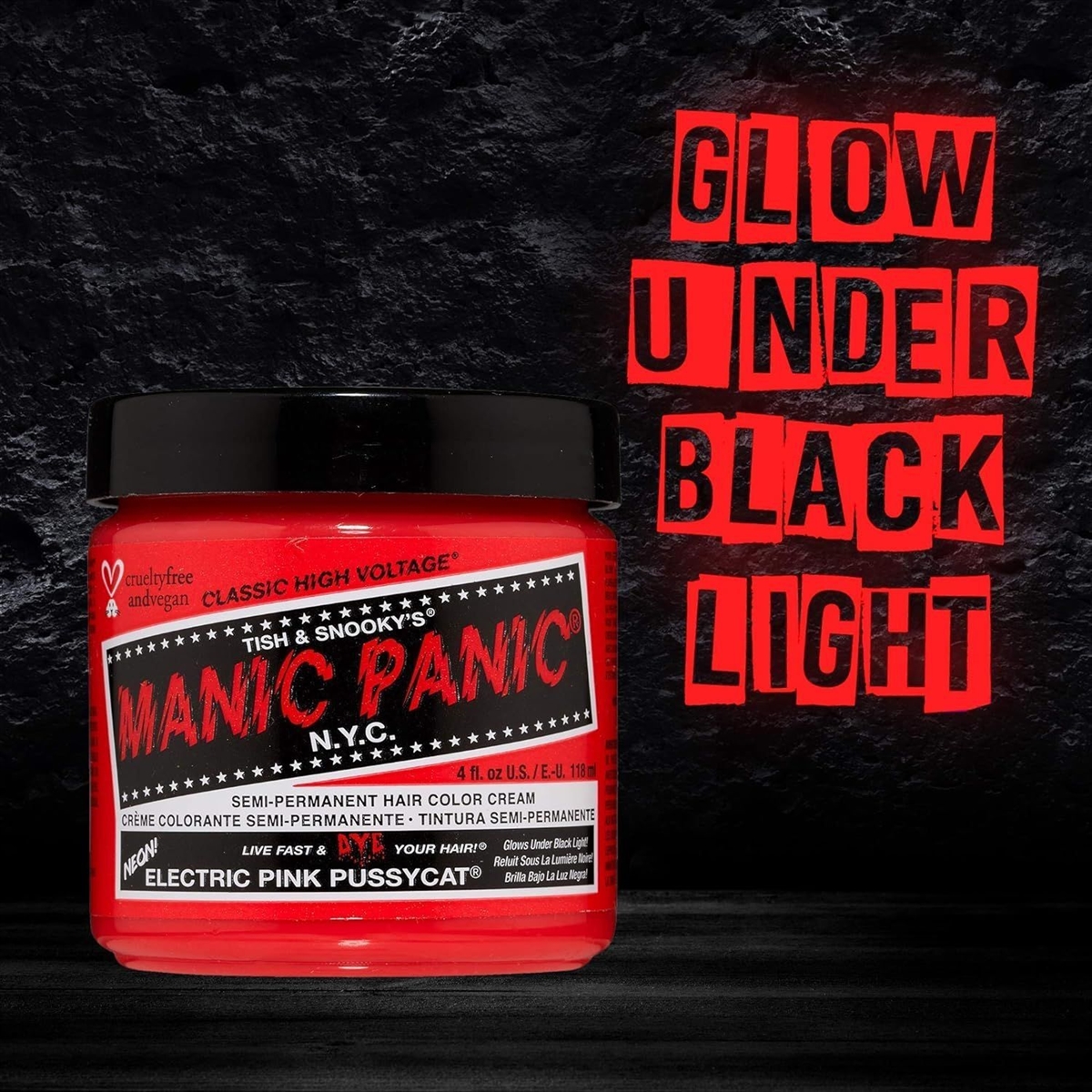 Manic Panic - Pussycat Pink, Haart�nung