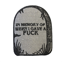 In Memory of when I gave a Fuck - Aufn�her