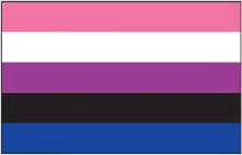 Genderfluid Pride Flag - Aufn�her
