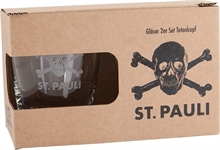 FC St. Pauli - Totenkopf, Gl�ser 2er Set