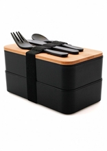 FC St. Pauli - Totenkopf, Lunchbox mit Besteck