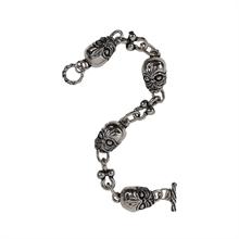 Metallarmband - Totenkopf