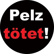Pelz t�tet! - Button
