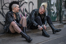 Steel Shoes & Boots - Full Black, 10-Loch Boots